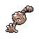 Geodude Shiny sprite from Silver