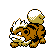 Growlithe Shiny sprite from Silver