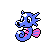 Horsea Shiny sprite from Silver