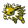 Jolteon Shiny sprite from Silver