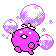 Jumpluff Shiny sprite from Silver