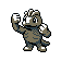 Machop Shiny sprite from Silver