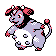 Miltank Shiny sprite from Silver
