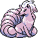 Ninetales Shiny sprite from Silver