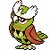 Noctowl Shiny sprite from Silver