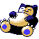 Snorlax Shiny sprite from Silver