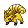 Vulpix Shiny sprite from Silver