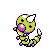 Weedle Shiny sprite from Silver