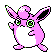 Wigglytuff Shiny sprite from Silver