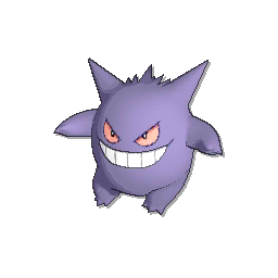 gengar sprite red and blue