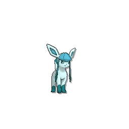 Glaceon  sprite from Sun & Moon