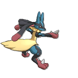 Pokemon: Lucario (Sprite) by DangerMD on DeviantArt