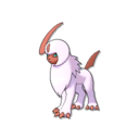 Absol Shiny sprite from Ultra Sun & Ultra Moon