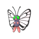 Butterfree Shiny sprite from Ultra Sun & Ultra Moon