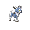Lycanroc Shiny sprite from Sun & Moon