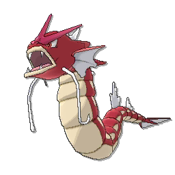 Meu gyarados shiny do pokemon fire red