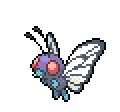 Butterfree  sprite from Sword & Shield