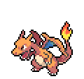 Charizard  sprite from Sword & Shield