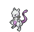 Mewtwo  sprite from Sword & Shield
