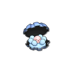 Clamperl  sprite from Ultra Sun & Ultra Moon