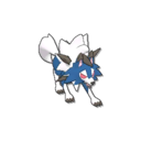 Lycanroc Shiny sprite from Ultra Sun & Ultra Moon