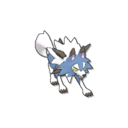 Lycanroc Shiny sprite from Ultra Sun & Ultra Moon