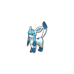 Glaceon Shiny sprite from Ultra Sun & Ultra Moon