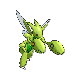 Scizor Shiny sprite from Ultra Sun & Ultra Moon.