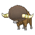 Bouffalant  sprite from X & Y