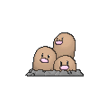 Dugtrio  sprite from X & Y