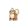 Growlithe sprite from X & Y