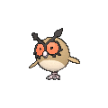 Hoothoot  sprite from X & Y