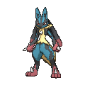 Pixilart - Shiny Mega Lucario Sprite by Anonymous