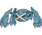 Metagross sprite from X & Y