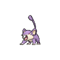 Rattata  sprite from X & Y