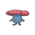 Vileplume, um Pokémon do tipo planta com morfologia baseada em