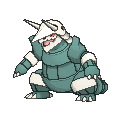 Aggron Shiny sprite from X & Y