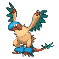Archeops Shiny sprite from X & Y