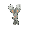 Bunnelby Shiny sprite from X & Y