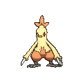 Combusken Shiny sprite from X & Y
