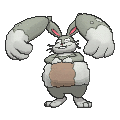 Diggersby Shiny sprite from X & Y