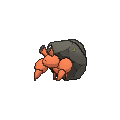 Dwebble Shiny sprite from X & Y