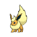 Flareon Shiny sprite from X & Y