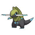 Fraxure Shiny sprite from X & Y