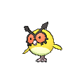Hoothoot Shiny sprite from X & Y