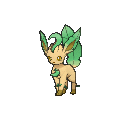 Leafeon Shiny sprite from X & Y