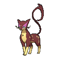 Liepard Shiny sprite from X & Y