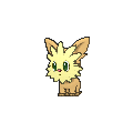 Lillipup Shiny sprite from X & Y