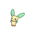 Minun Shiny sprite from X & Y