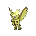 Noctowl Shiny sprite from X & Y